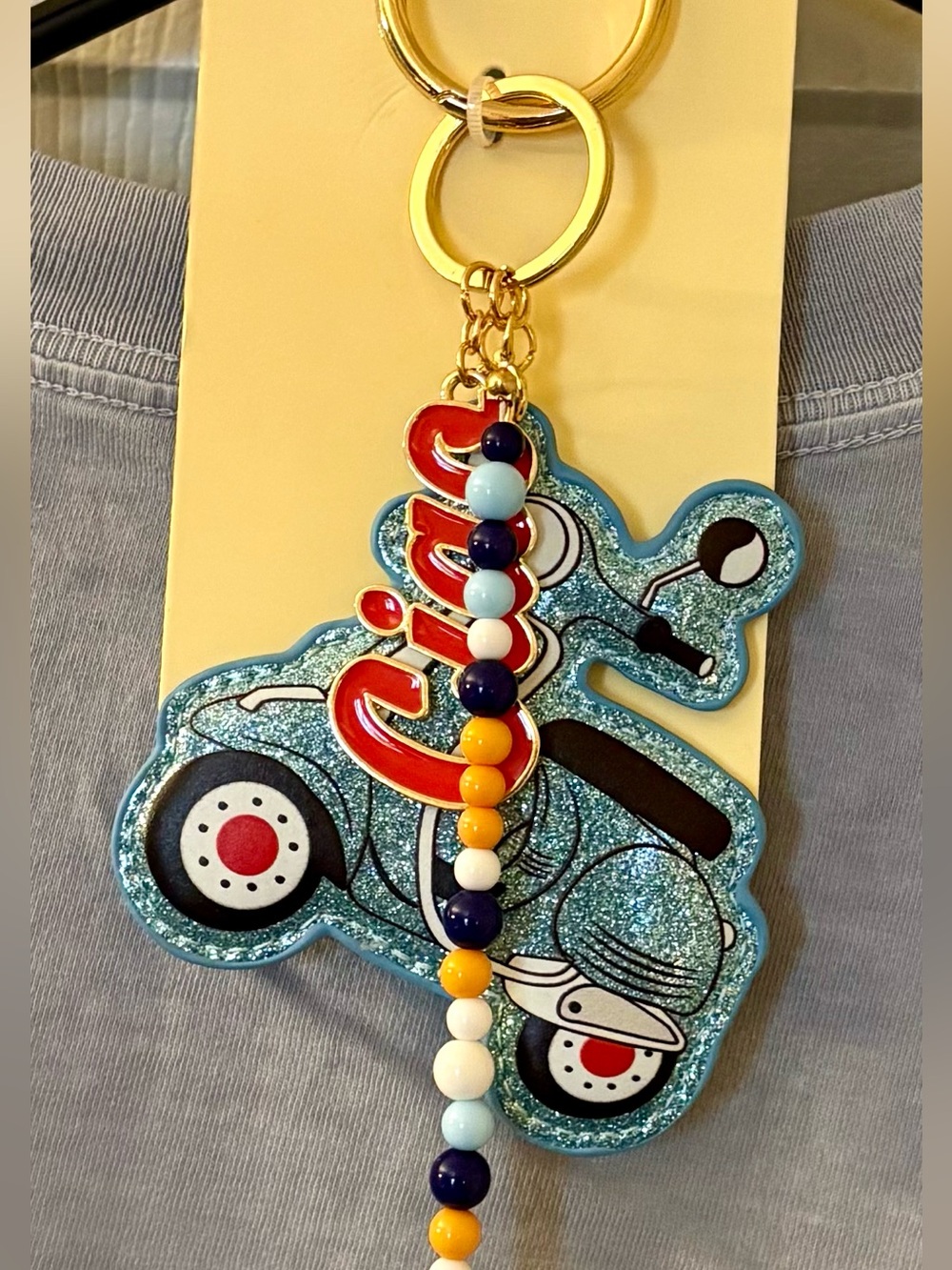 Skinny dip Italian CIAO bag charm